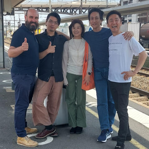 Tanikawa team in Poitiers Tanikawa team in Poitiers